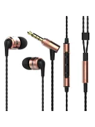 SOUNDMAGIC E80C - Csúcsminőségű Hi-Fi sztereo fülhallgató mikrofonnal - Arany