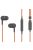 SOUNDMAGIC ES18S Mikrofonos vezetékes fülhallgató - Szürke-Narancs