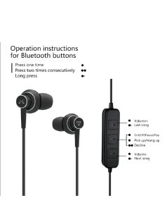   SOUNDMAGIC ES20BT - Bluetooth mikrofonos fülhallgató - Piros