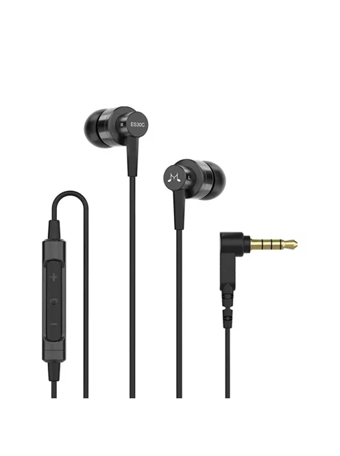 SOUNDMAGIC ES30C - Minőségi vezetékes mikrofonos fülhallgató - Fekete