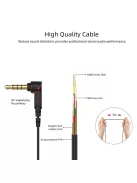 SOUNDMAGIC ES30C - Minőségi vezetékes mikrofonos fülhallgató - Fekete