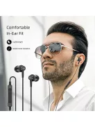 SOUNDMAGIC ES30C - Minőségi vezetékes mikrofonos fülhallgató - Fekete