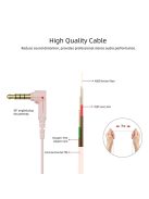 SOUNDMAGIC ES30C - Minőségi vezetékes mikrofonos fülhallgató - Pink