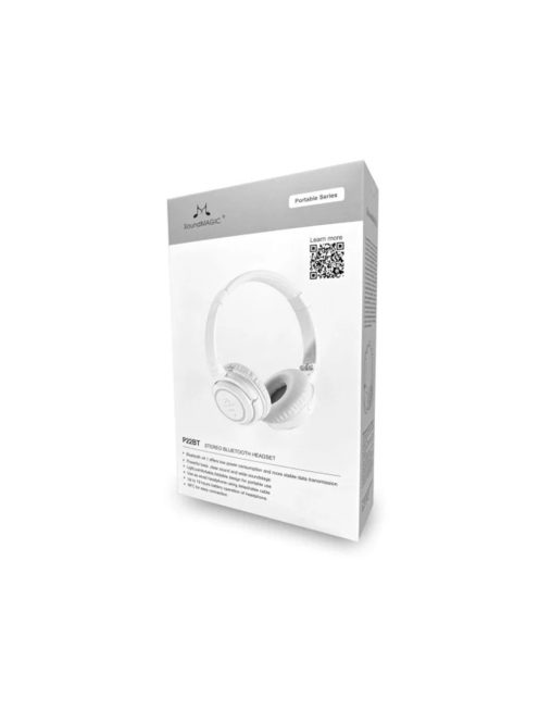 SOUNDMAGIC P22BT - Bluetooth fejhallgató - Fehér