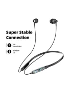 SOUNDMAGIC S20BT - Merev nyakpántos vezetékmentes sport fülhallgató - Fekete