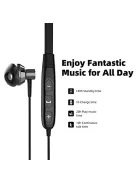 SOUNDMAGIC S20BT - Merev nyakpántos vezetékmentes sport fülhallgató - Fekete