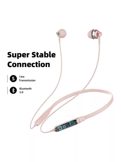 SOUNDMAGIC S20BT - Merev nyakpántos vezetékmentes sport fülhallgató - Rózsaszín