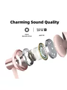 SOUNDMAGIC S20BT - Merev nyakpántos vezetékmentes sport fülhallgató - Rózsaszín