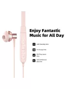 SOUNDMAGIC S20BT - Merev nyakpántos vezetékmentes sport fülhallgató - Rózsaszín