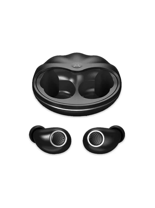 SOUNDMAGIC TWS50 G2 - Magas minőségű teljesen vezeték nélküli Bluetooth 5 TWS fülhallgató, extra hosszú üzemidővel és IPX6 vízállósággal - Fekete
