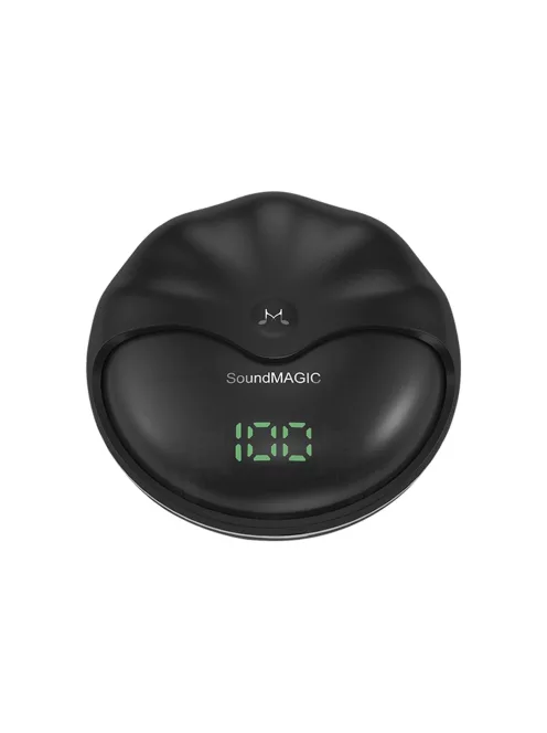 SOUNDMAGIC TWS50 G2 - Magas minőségű teljesen vezeték nélküli Bluetooth 5 TWS fülhallgató, extra hosszú üzemidővel és IPX6 vízállósággal - Fekete