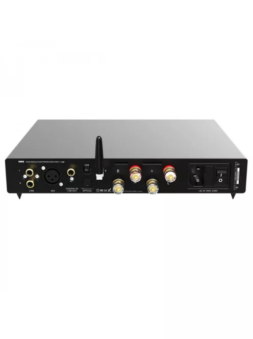 SMSL VMV A2 - Prémium minőségű D-osztályú asztali sztereó erősítő és DAC Bluetooth 32bit 768kHz DSD512