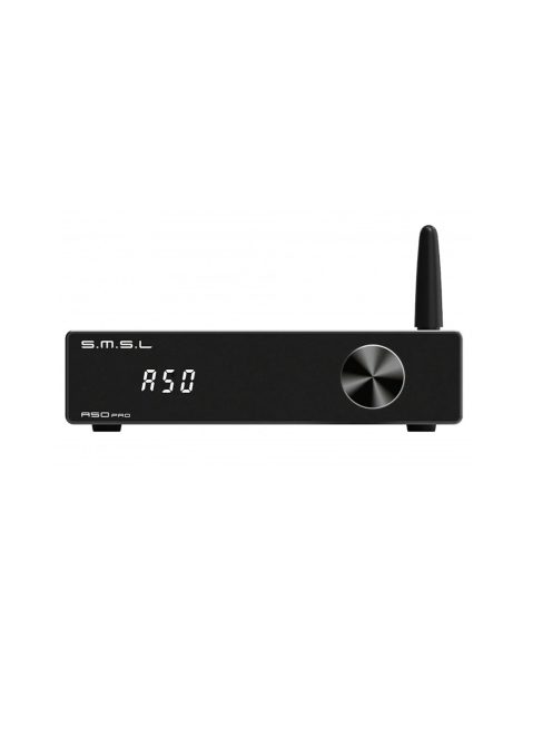 SMSL A50 PRO - Asztali D-osztályú erősítő Bluetooth 5.0 HDMI ARC 2x70W Subwoofer 100W