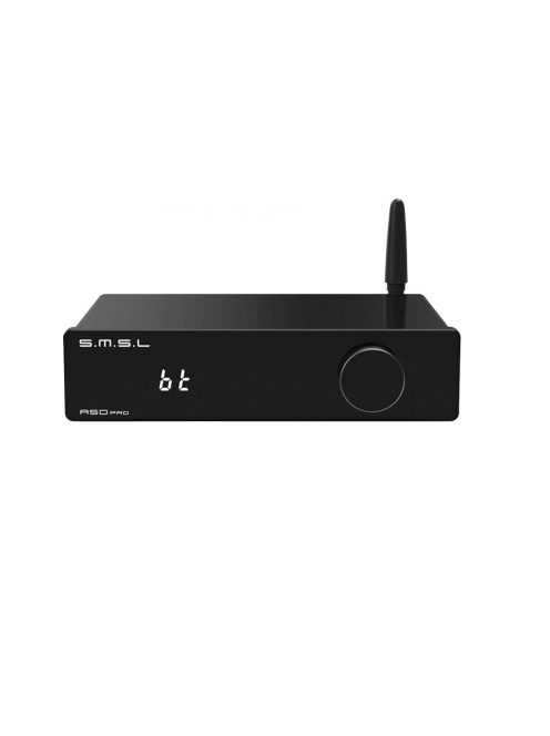 SMSL A50 PRO - Asztali D-osztályú erősítő Bluetooth 5.0 HDMI ARC 2x70W Subwoofer 100W