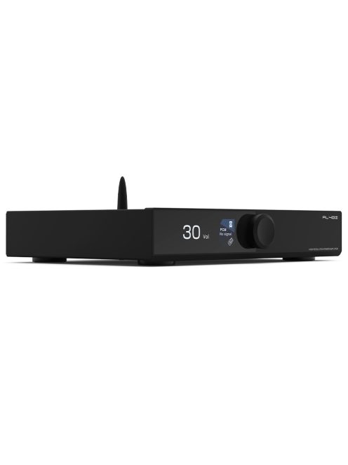 SMSL AL400 - Asztali D-osztályú integrált erősítő és DAC 2x160W 4 Ohm Bluetooth MQA 32bit 768kHz LDAC aptX-HD eARC - Fekete