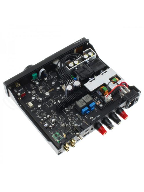 SMSL AO300 - Asztali DAC fejhallgató és sztereó erősítéssel Bluetooth aptX HD LDAC HDMI ARC 2.1 MQA-CD 32bit 768kHz DSD256 2x165W 4 Ohm - Ezüst