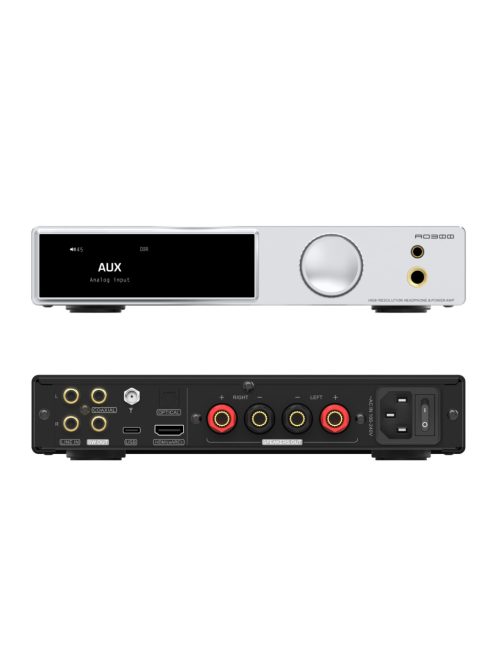 SMSL AO300 PRO - Asztali DAC, fejhallgató-erősítő és D osztályú sztereó erősítő Bluetooth 5.3 LDAC/aptX HD DSD256 MQA eARC 32bit 768kHz 2x165W 4 ohm
