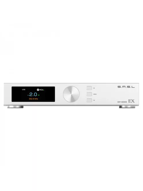 SMSL D400EX - Asztali D/A konverter 2x AK4499EX 1x AK4191 chippel 32bit 768kHz PCM és DSD512 felbontással