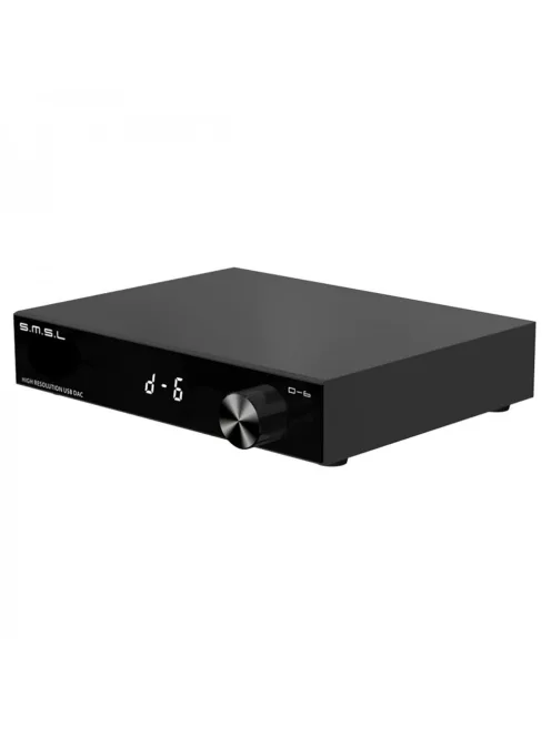 SMSL D-6 - Asztali DAC Bluetooth 5 aptX HD LDAC 32bit 768kHz DSD512