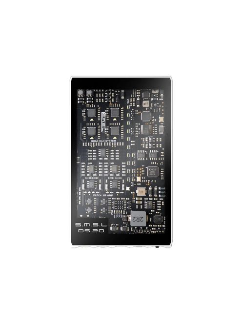 SMSL DS20 - Hordozható DAC és szimmetrikus fejhallgató erősítő 32bit 768kHz DSD512 MQA
