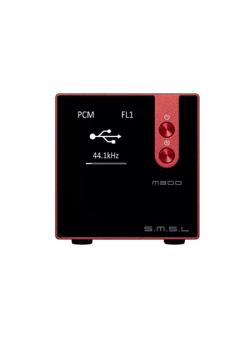 SMSL M300 MK2 - Asztali DAC Bluetooth kapcsolattal 32bit 768kHz DSD512 - Piros - New