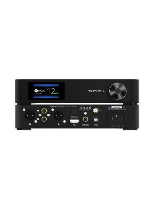 SMSL M400 - Prémium minőségű asztali MQA DAC Bluetooth 5 kapcsolattal 32bit 768kHz DSD512