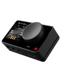   SMSL Nano One - Gaming USB DAC, külső hangkártya és fejhallgató erősítő virtuális 7.1 surround DSP zajszűrős mikrofon bemenettel - Fekete