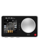 SMSL Nano One - Gaming USB DAC, külső hangkártya és fejhallgató erősítő virtuális 7.1 surround DSP zajszűrős mikrofon bemenettel - Ezüst