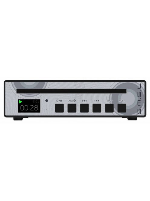 SMSL PL100 - Asztali CD lejátszó és digitális futómű MQA-CD - Fekete