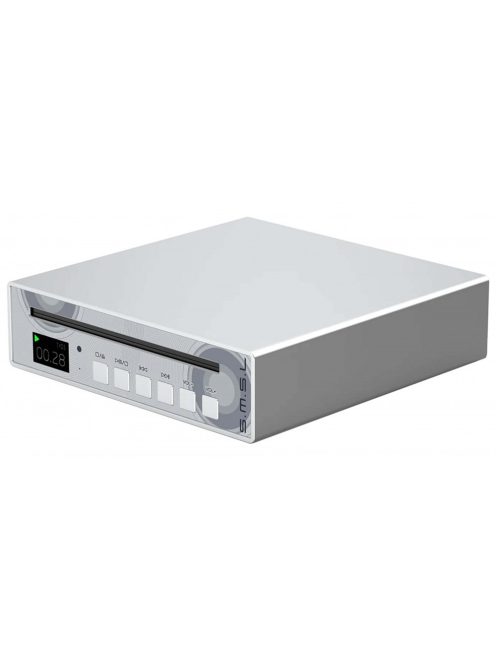 SMSL PL100 - Asztali CD lejátszó és digitális futómű MQA-CD - Ezüst