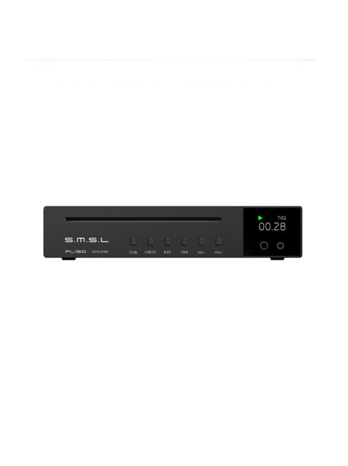SMSL PL150 - Asztali fejhallgató erősitő és MQA-CD lejátszó - Fekete