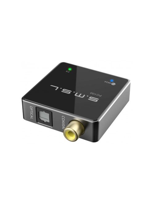 SMSL PO100 2024 - USB digitális audio interfész DDC MQA 24bit 192kHz DSD64 - Fekete