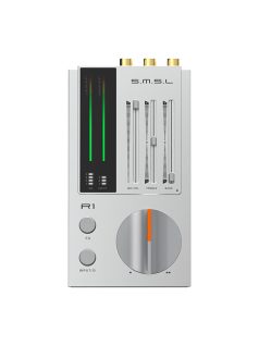   SMSL R1 - Asztali gaming DAC és fejhallgató-erősítő - Ezüst
