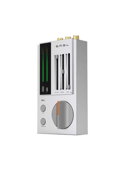 SMSL R1 - Asztali gaming DAC és fejhallgató-erősítő - Ezüst