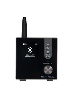   SMSL SA300 - Asztali sztereó erősítő USB DAC és Bluetooth kapcsolattal - Fekete