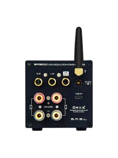   SMSL SA300 - Asztali sztereó erősítő USB DAC és Bluetooth kapcsolattal - Fekete