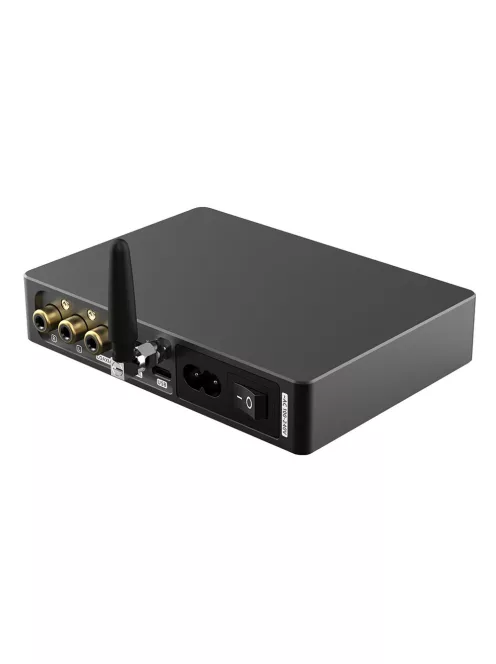SMSL SU-6 - Asztali Hi-Fi DAC Bluetooth 5 aptX HD LDAC 32bit 768kHz DSD512 - Fekete