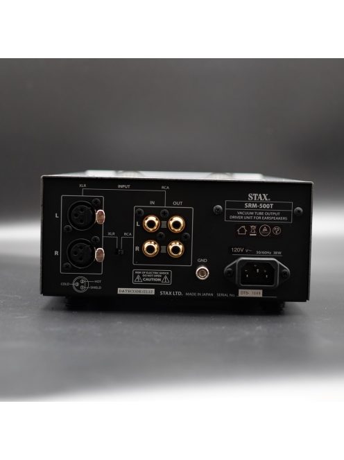 STAX SRM-500T AMPLIFIER - Prémium asztali erősítő STAX és más elektrosztatikus fejhallgatóhoz