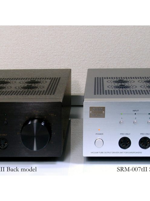 STAX SRM-700T AMPLIFIER - Prémium asztali erősítő STAX és más elektrosztatikus fejhallgatóhoz - Ezüst