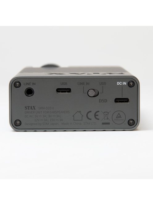 STAX SRM-D10 II AMPLIFIER - Prémium hordozható erősítő és DAC STAX és más elektrosztatikus fejhallgatóhoz
