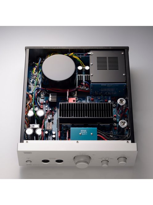 STAX SRM-T8000 AMPLIFIER - High-end asztali erősítő STAX és más elektrosztatikus fejhallgatóhoz - Ezüst