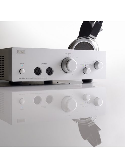 STAX SRM-T8000 AMPLIFIER - High-end asztali erősítő STAX és más elektrosztatikus fejhallgatóhoz - Ezüst