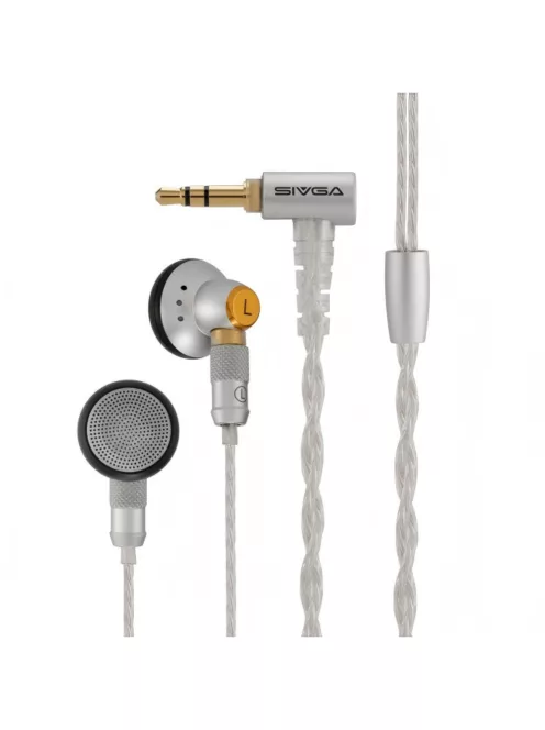 SIVGA AUDIO M260 - Egy dinamikus meghajtós klasszikus fülhallgató 4N ezüstözött OFC cserélhető kábellel - 3.5mm