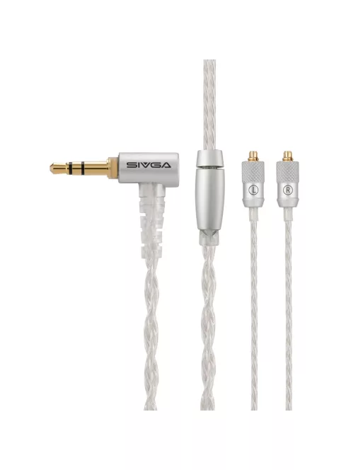 SIVGA AUDIO M260 - Egy dinamikus meghajtós klasszikus fülhallgató 4N ezüstözött OFC cserélhető kábellel - 3.5mm
