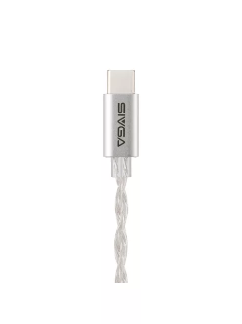SIVGA AUDIO M260 - Egy dinamikus meghajtós klasszikus fülhallgató 4N ezüstözött OFC cserélhető kábellel - Type-C MIC