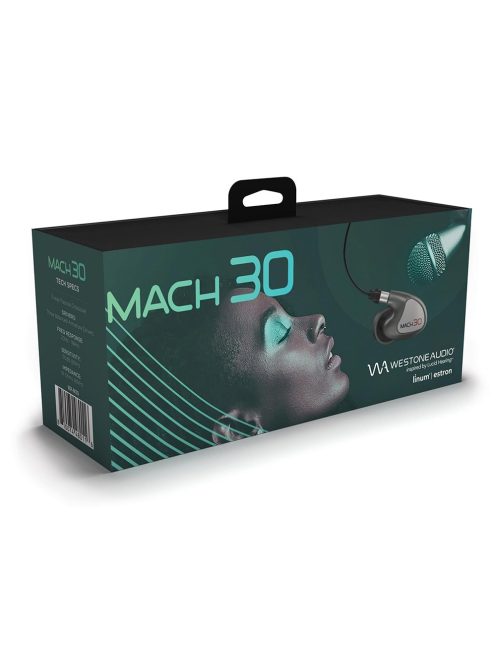 WESTONE AUDIO MACH 30 - Három BA meghajtós In-ear monitor fülhallgató Linum BaX T2 kábellel