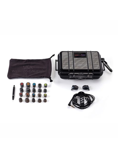 WESTONE AUDIO MACH 60 - Hat BA meghajtós In-ear monitor fülhallgató Linum SuperBaX T2 kábellel