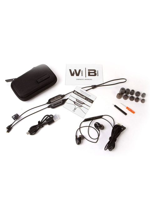 WESTONE AUDIO W20 - Két BA meghajtós In-ear monitor fülhallgató Bluetooth és MMCX kábelekkel
