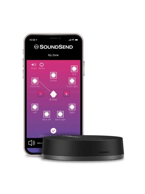 WiSA SOUNDSEND - Vezeték nélküli audio jeltovábbító aktív hangfalakhoz HDMI eARC Dolby Atmos