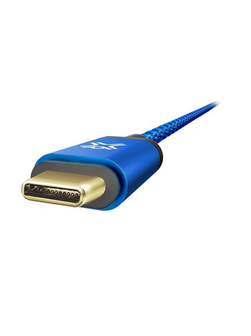 XtremeMac Ballistic szövet borítású USB-C kábel Kék